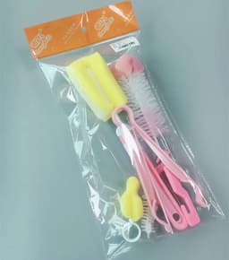 image-ChengBeiEr Baby Bottle Brush Set 7-Piece with Straw Brush 6055