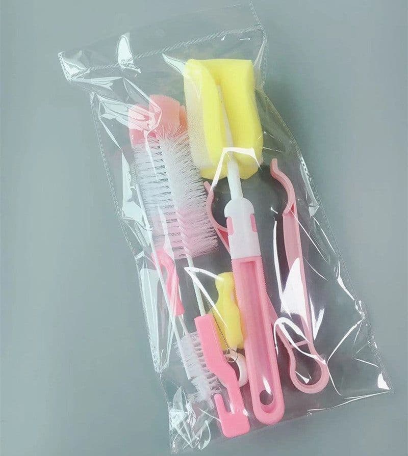 image-ChengBeiEr Baby Bottle Brush Set 7-Piece with Straw Brush 6055