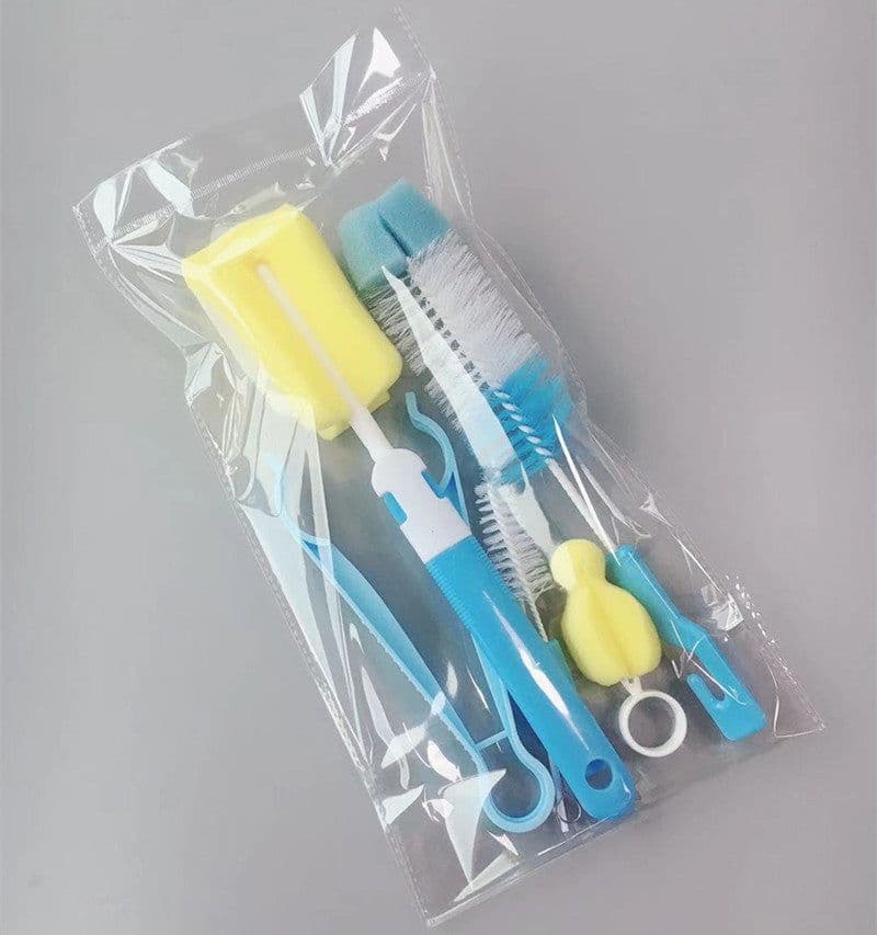 image-ChengBeiEr Baby Bottle Brush Set 7-Piece with Straw Brush 6055