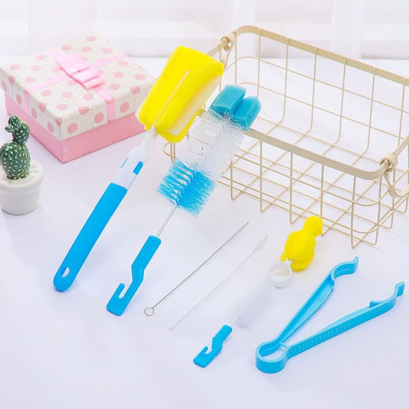 image-ChengBeiEr Baby Bottle Brush Set 7-Piece with Straw Brush 6055