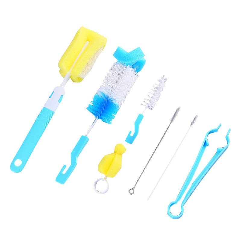 image-ChengBeiEr Baby Bottle Brush Set 7-Piece with Straw Brush 6055