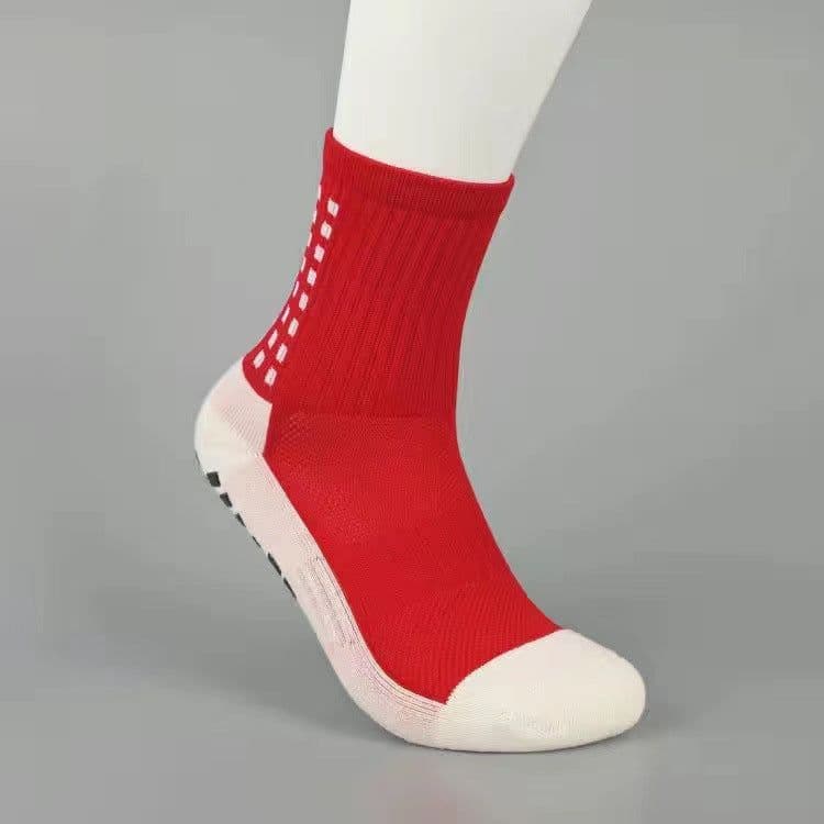 image-Men's Basketball Socks Mid-Calf Non-Slip Silicone Grip