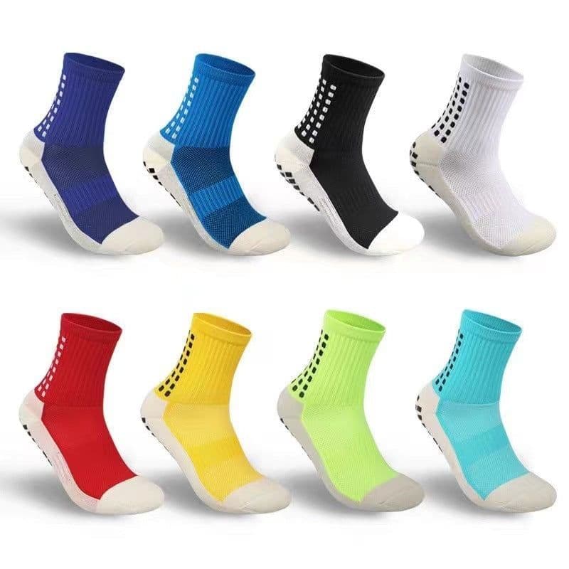 image-Men's Basketball Socks Mid-Calf Non-Slip Silicone Grip