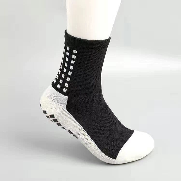 image-Men's Basketball Socks Mid-Calf Non-Slip Silicone Grip