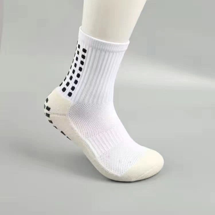 image-Men's Basketball Socks Mid-Calf Non-Slip Silicone Grip