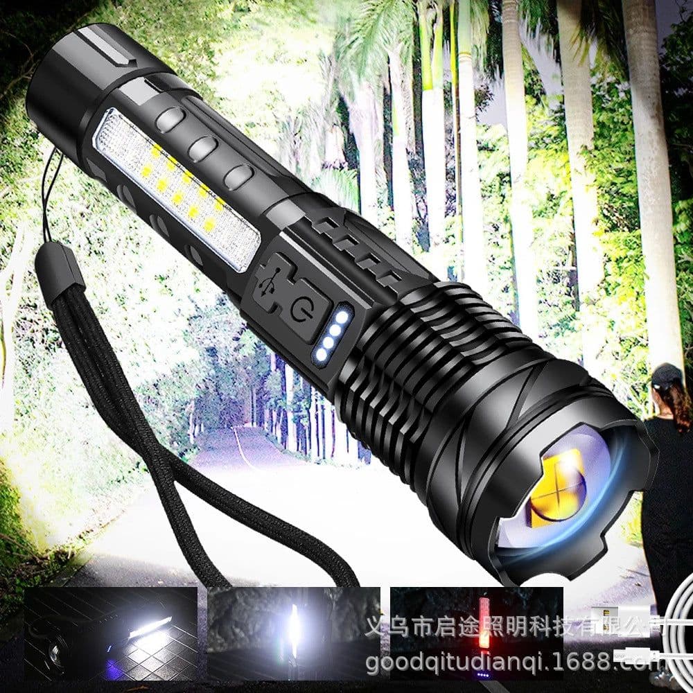 image-Xinsitepower GT10 White Laser Flashlight Waterproof 500m Range