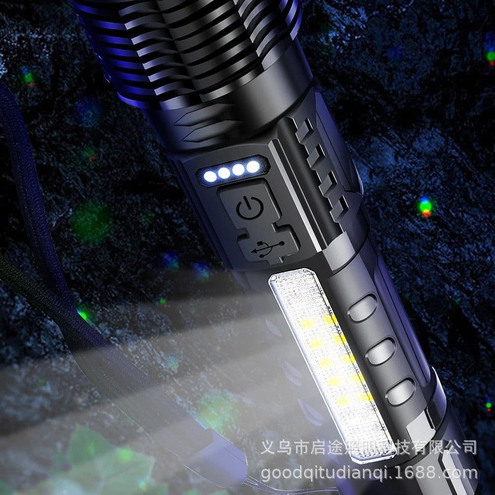 image-Xinsitepower GT10 White Laser Flashlight Waterproof 500m Range