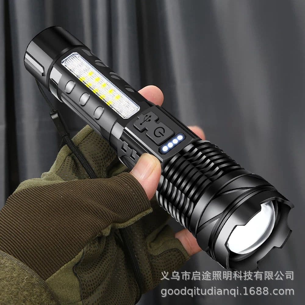 image-Xinsitepower GT10 White Laser Flashlight Waterproof 500m Range