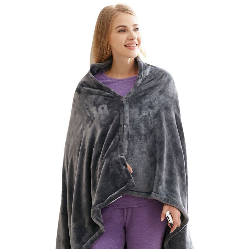 image-Electric USB Heated Shawl Blanket