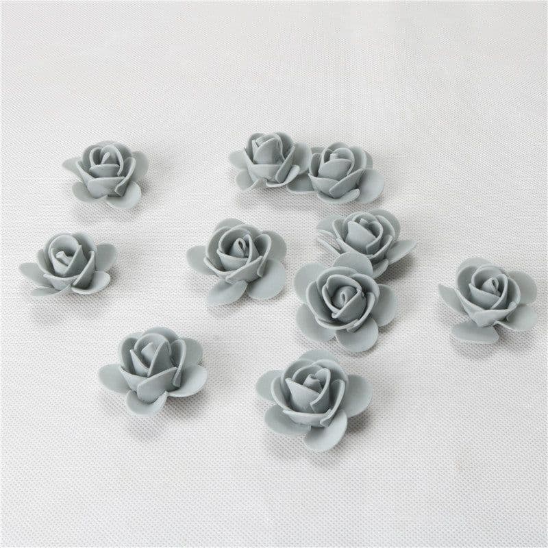 image-3.5cm PE Foam Rose Flower Heads for DIY Crafts