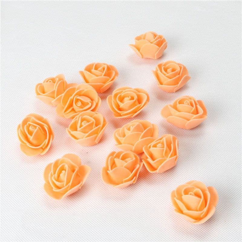 image-3.5cm PE Foam Rose Flower Heads for DIY Crafts