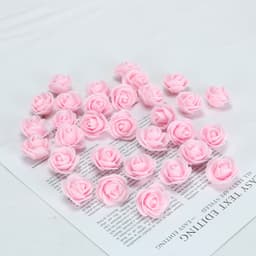 image-3.5cm PE Foam Rose Flower Heads for DIY Crafts
