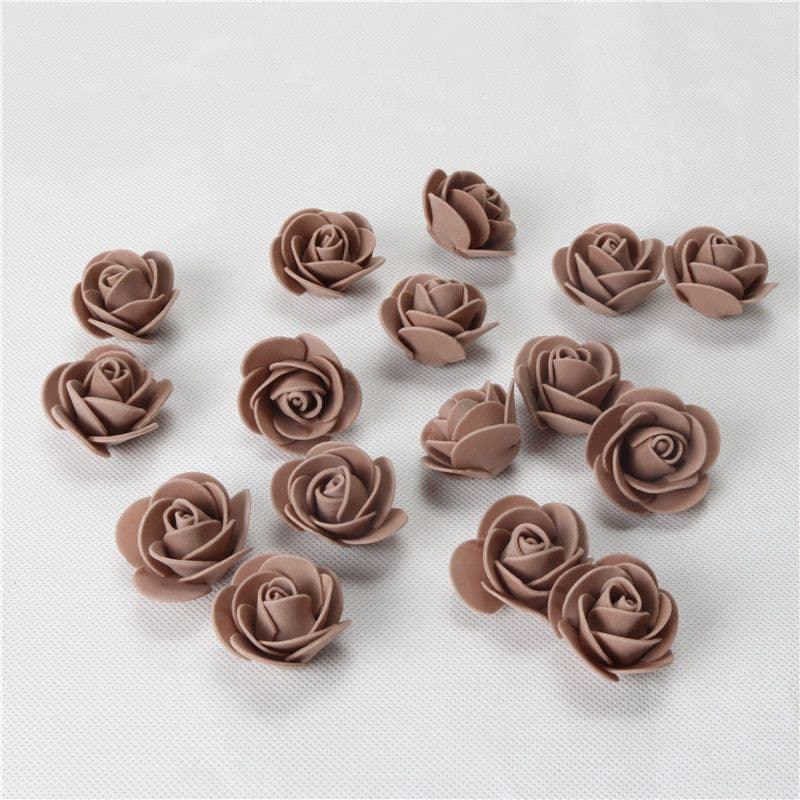 image-3.5cm PE Foam Rose Flower Heads for DIY Crafts