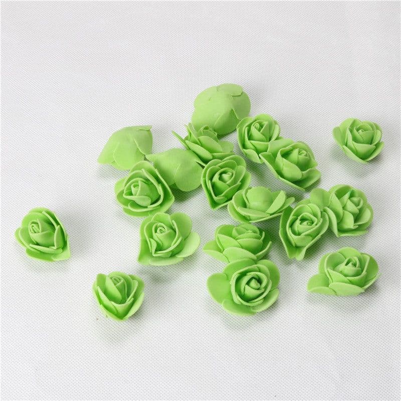 image-3.5cm PE Foam Rose Flower Heads for DIY Crafts