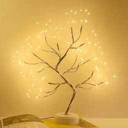 image-Cai Ling LED Tree Light 108 Bulbs Pink Rose Flower Decorative