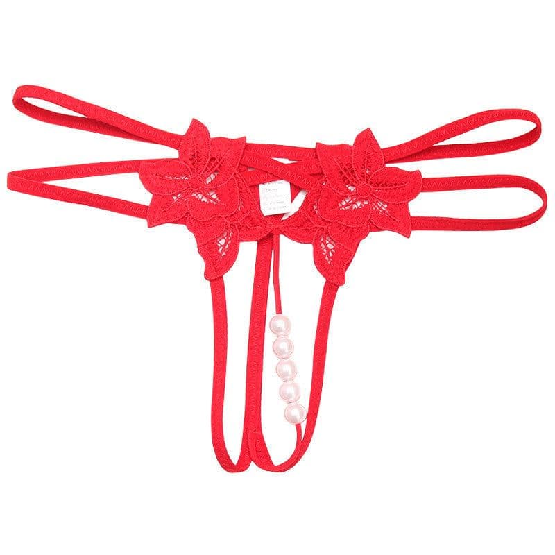 image-Women's Low Waist Solid Color Thong Underwear One Size