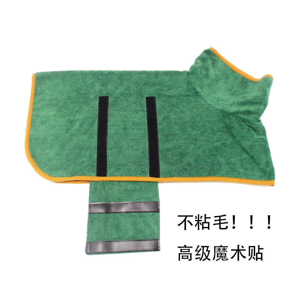 image-Xinyin Dog Bathrobe Towel 300G Microfiber Quick-Dry Absorbent