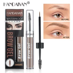image-HANDAIYAN 8-Color Waterproof Eyebrow Dye Liquid with Double-Ended Brush