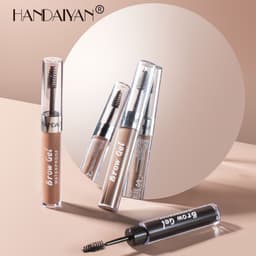 image-HANDAIYAN 8-Color Waterproof Eyebrow Dye Liquid with Double-Ended Brush