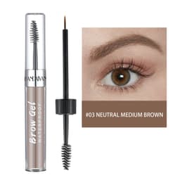 image-HANDAIYAN 8-Color Waterproof Eyebrow Dye Liquid with Double-Ended Brush