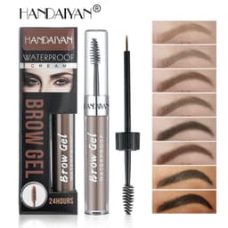 image-HANDAIYAN 8-Color Waterproof Eyebrow Dye Liquid with Double-Ended Brush
