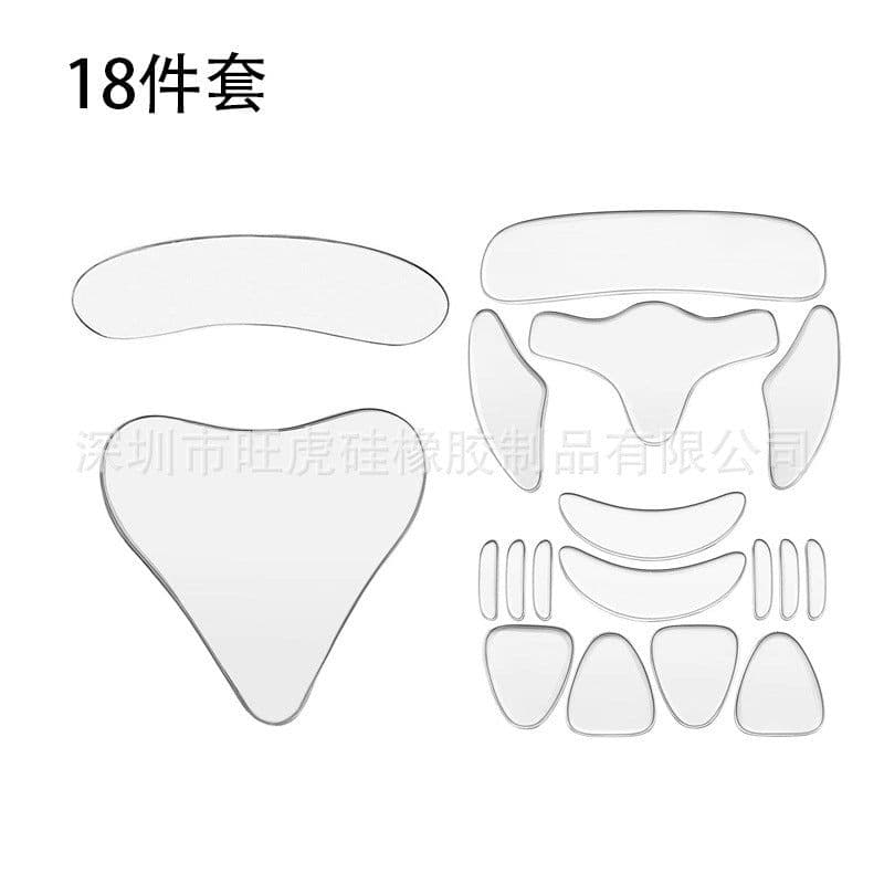 image-Wanghu Silicone Anti-Wrinkle Patches 18-Piece Set Reusable