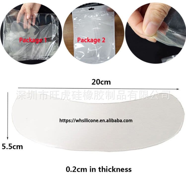 image-Wanghu Silicone Anti-Wrinkle Patches 18-Piece Set Reusable