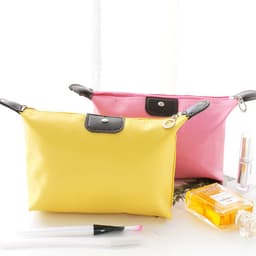 image-Small Nylon Dumpling Cosmetic Bag Waterproof Clutch Coin Purse