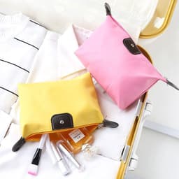 image-Small Nylon Dumpling Cosmetic Bag Waterproof Clutch Coin Purse