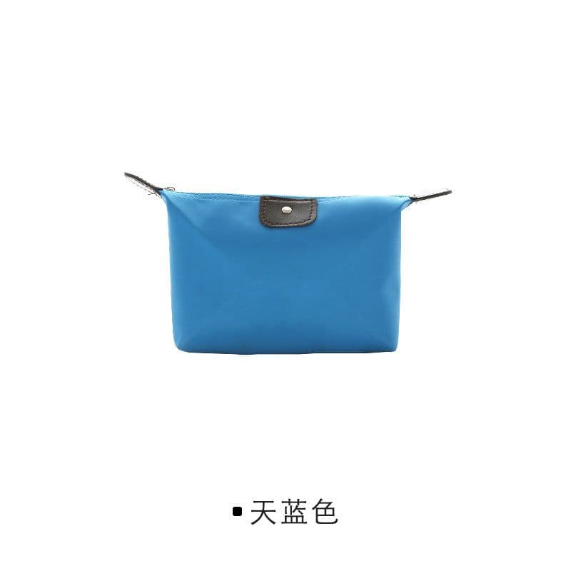 image-Small Nylon Dumpling Cosmetic Bag Waterproof Clutch Coin Purse
