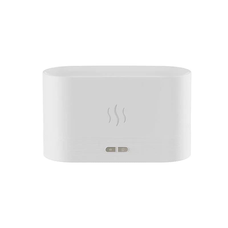 image-Flame Aroma Diffuser Humidifier with 7 Color Light