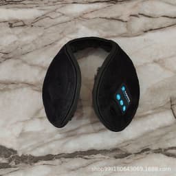 image-Bluetooth Earmuffs Winter Warm Wireless Music USB Charging Black