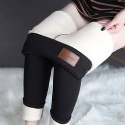 image-Women's High Waist Fleece Lined Leggings Thermal Warm Pants