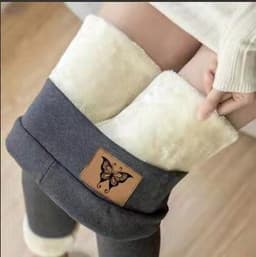 image-Women's High Waist Fleece Lined Leggings Thermal Warm Pants