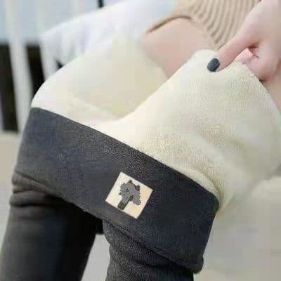 image-Women's High Waist Fleece Lined Leggings Thermal Warm Pants