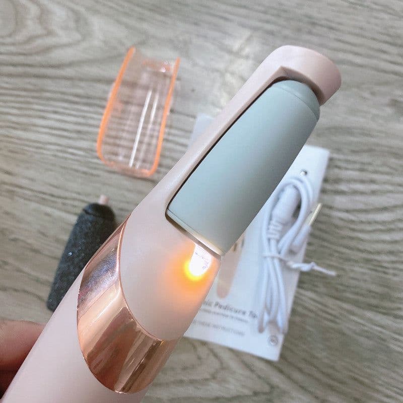 image-Electric Foot Grinder Pedicure Exfoliating Callus Remover Tool