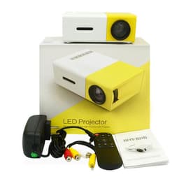 image-YG300 LED Mini Portable Projector 1080P Home Desktop
