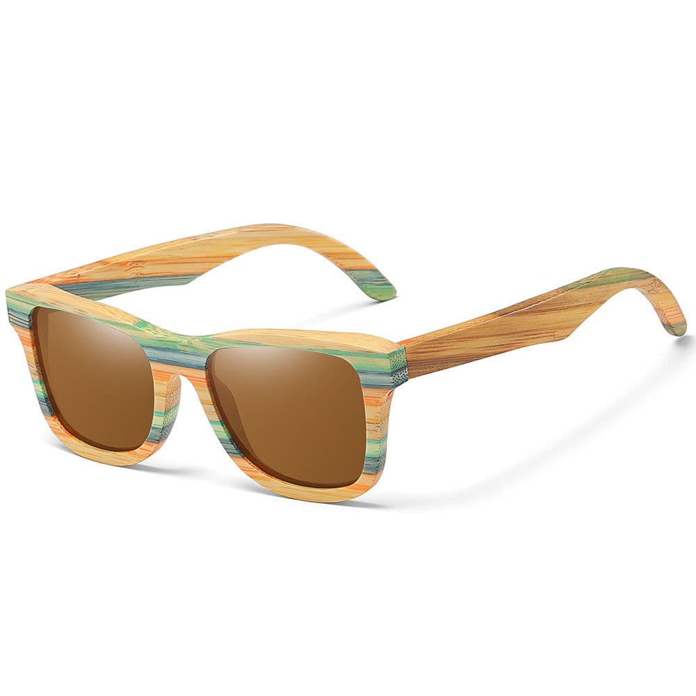 image-Bamboo Wood Polarized Sunglasses