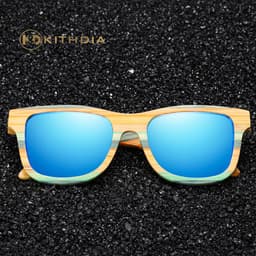 image-Bamboo Wood Polarized Sunglasses
