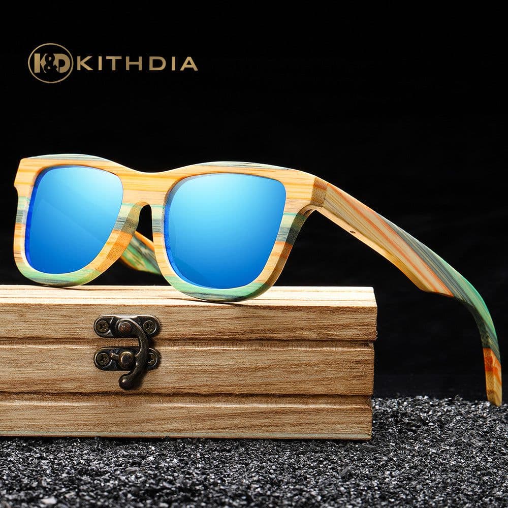 image-Bamboo Wood Polarized Sunglasses