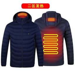 image-Men's Women's USB Heated Jacket Outdoor Warm Electric Clothing