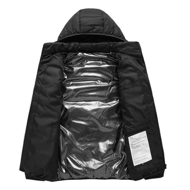 image-Men's Women's USB Heated Jacket Outdoor Warm Electric Clothing