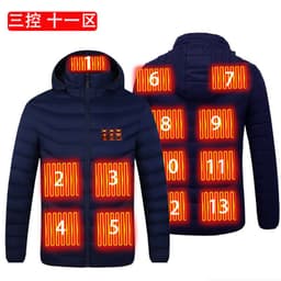 image-Men's Women's USB Heated Jacket Outdoor Warm Electric Clothing