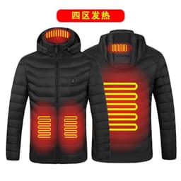 image-Men's Women's USB Heated Jacket Outdoor Warm Electric Clothing