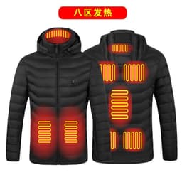 image-Men's Women's USB Heated Jacket Outdoor Warm Electric Clothing