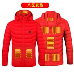 image-Men's Women's USB Heated Jacket Outdoor Warm Electric Clothing