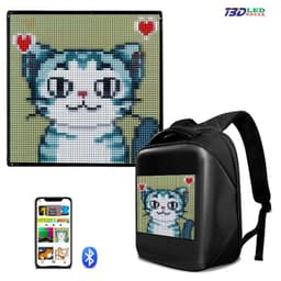 image-TBD 64x64 Flexible LED Display Screen 3.67mm Pitch Bluetooth