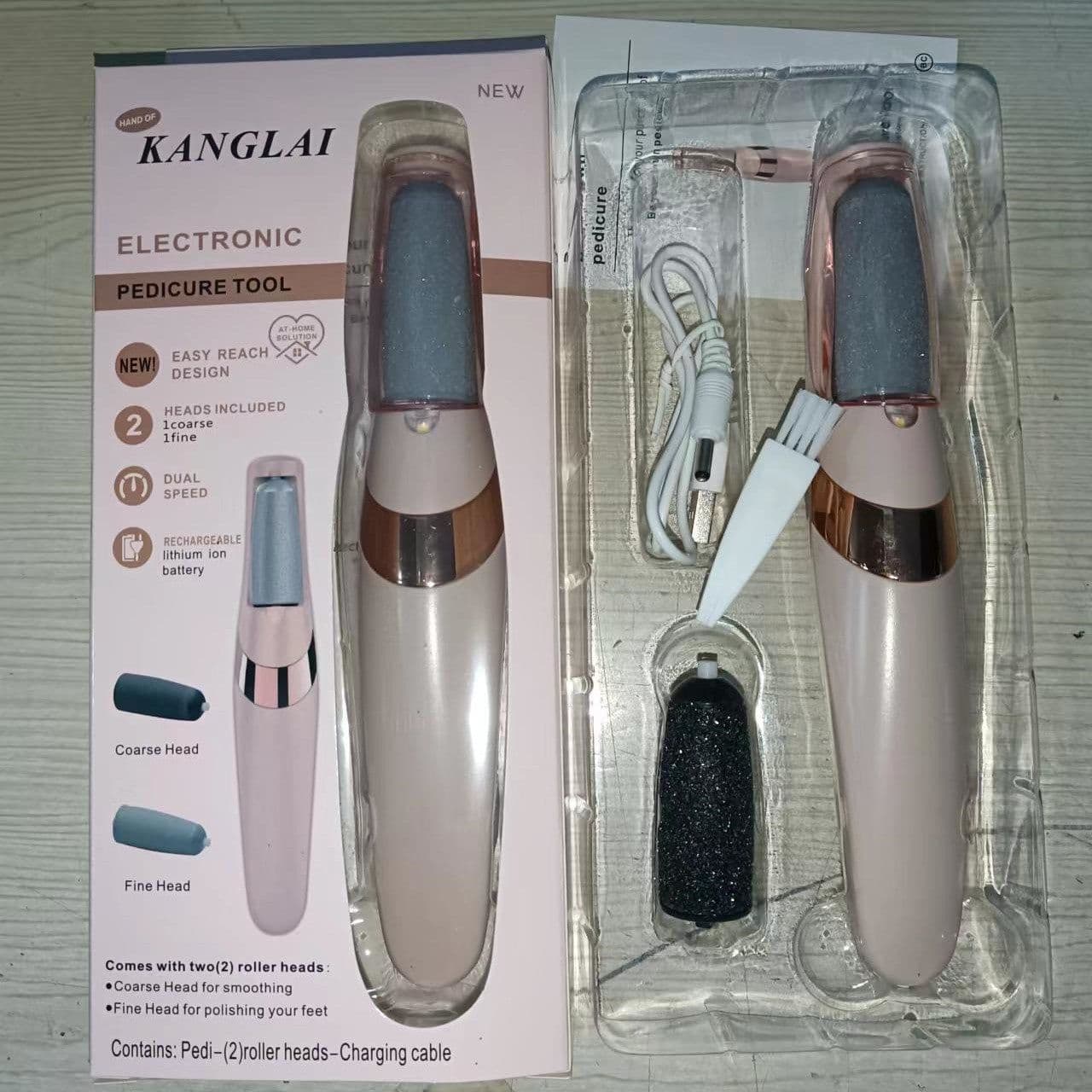 image-Electric Foot Grinder Double-Speed Adjustable Pedicure Tool