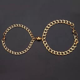 image-Magnetic Couple Bracelet Set Love Attraction Design Pair