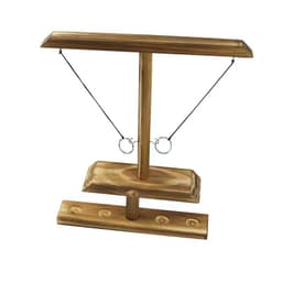 image-Wooden Ring Toss Game Desktop Hook Ferrule